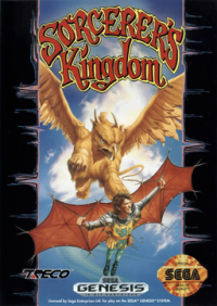 Sorcer Kingdom JP Sega Mega Drive  box art